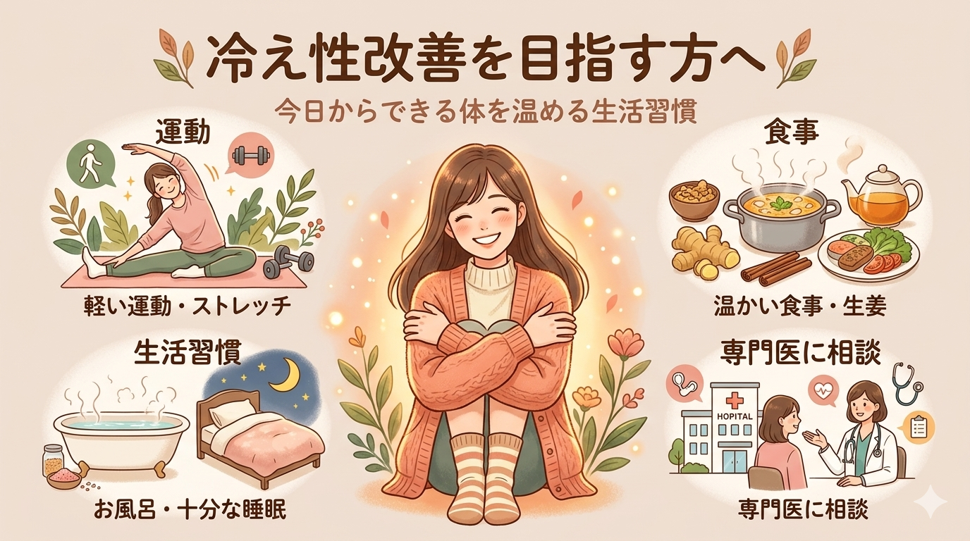 冷え性改善を目指す方へ｜今日からできる体を温める生活習慣