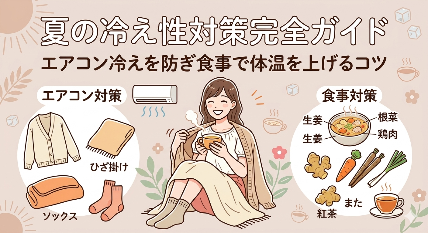 夏の冷え性対策完全ガイドのイメージ画像